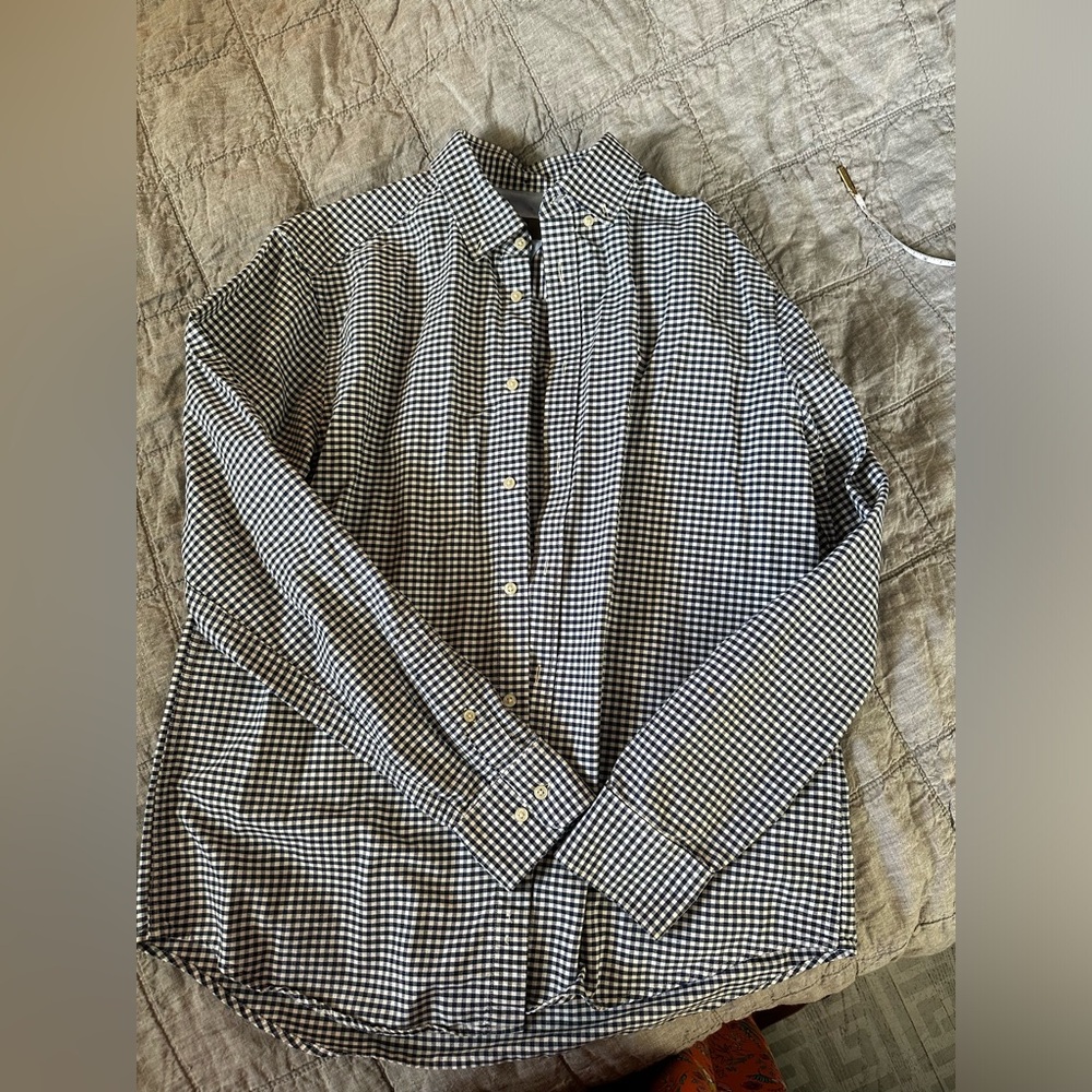 H&M Checked Button Down - image 1